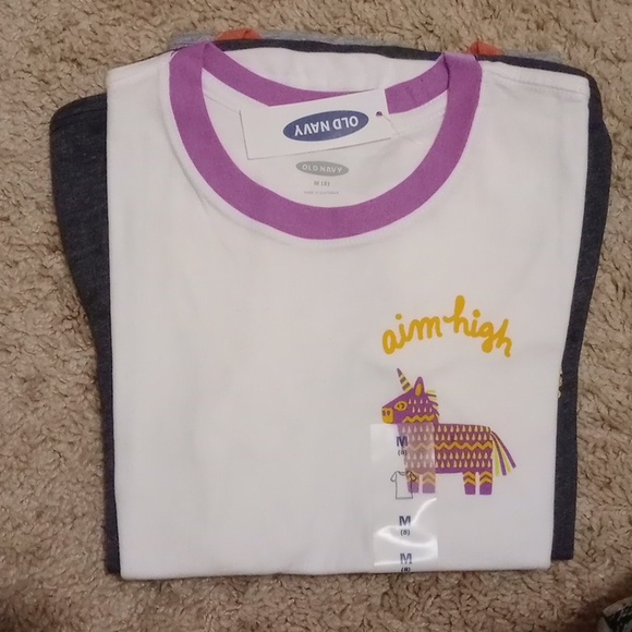 NWT Old Navy Graphic Crew-Neck Tee for Girl Bundle size M (8) - Picture 7 of 8
